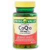 Spring Valley Rapid-Release CoQ10 Heart Health Dietary Supplement Softgels, 100 mg, 60 Count