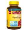 Nature Made Burp Less Omega 3 Fish Oil Supplements 700 mg Minis Softgels, 120 Count