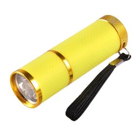 Manicure Mini Flashlight (Color: Yellow)