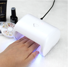 Nail lamp (Option: White-EU Plug)