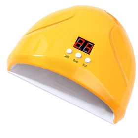 Phototherapy machine for baking nail polish glue (Color: Yellow)