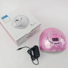 Colorful nail phototherapy machine (Option: Pink-EU)