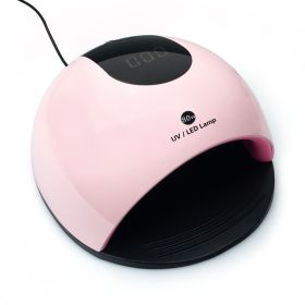 80W Nail Phototherapy Machine (Option: Pink-EU)