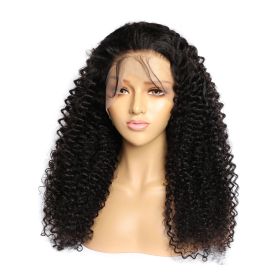 Curly Human Hair Wig Lace Hair Products (Option: 13x4 150density-18inch)