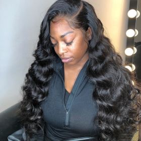 13x4 Body Wave Lace Front Wig (Option: 5x5 HD Lace Wig-20inches)