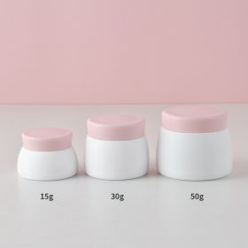 PP Double Cream Box Baby Mask Lotion Bottle Cream Jar (Option: Pink-50g)