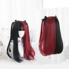 Women's Double Horsetail Wig Nature (Option: Split Girl)