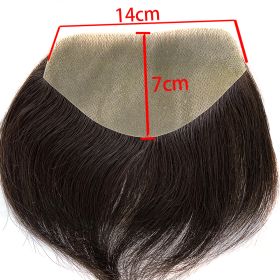 Front Men Toupee Human Hair Piece For15CM (Option: Style5)