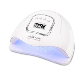 Nail Machine Phototherapy Machine Does Not Black Hand Lamp Nail Dryer (Option: White-EU)