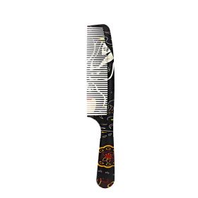 Japanese Style Graffiti Hairdressing Flat Comb (Option: Style128)