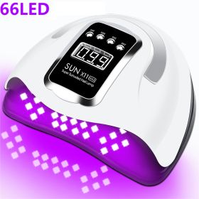 280W Four-speed Timing X10 Manicure Baking Lamp (Option: White 66lamp beads X11max-EU)